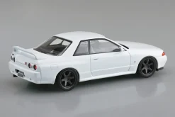 Aoshima Figure*RakuPla Snap Kit No.14CU-CW Nissan R32 Skyline GT-R Crystal White Model Kit