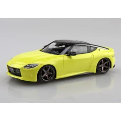 Aoshima Figure*RakuPla Snap Kit No.17CU-IY Nissan RZ34 Fairlady Z Custom Wheel 1/32 Model Kit