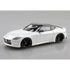 Aoshima Figure*RakuPla Snap Kit No.17CU-PW Nissan RZ34 Fairlady Z Custom Wheel 1/32 Model Kit