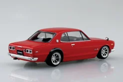 Aoshima RakuPla Snap Kit No.16CU-RD Nissan C10 Skyline 2000GT-R Red Model Kit JAPAN