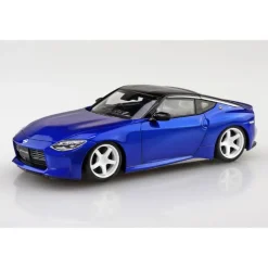 Aoshima Figure*RakuPla Snap Kit No.17CU-SB Nissan RZ34 Fairlady Z Custom Wheel 1/32 Model Kit
