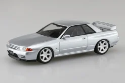 Aoshima Figure*RakuPla Snap Kit No.14CU-SS Nissan R32 Skyline GT-R Spark Silver Model Kit JAPAN