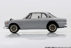 Aoshima RakuPla Snap Kit No.16CU-SV Nissan C10 Skyline 2000GT-R Silver Model Kit JAPAN