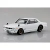 Aoshima Figure*RakuPla Snap Kit No.16CU-WH Nissan C10 Skyline 2000GT-R White Model Kit JAPAN