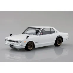 Aoshima Figure*RakuPla Snap Kit No.16CU-WH Nissan C10 Skyline 2000GT-R White Model Kit JAPAN