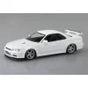Aoshima RakuPla Snap Kit No.12CU-WP Nissan R34 Skyline GT-R White Pearl Model Kit JAPAN