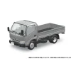 Aoshima RakuPla Snap Kit No.23-SR Hino Dutro Flat Body Silver 1/32 Model Kit JAPAN