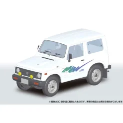 Aoshima Figure*RakuPla Snap Kit No.18-SW Suzuki JA11 Jimny Superior White 1/32 Model Kit JAPAN