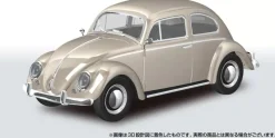 Aoshima Figure*RakuPla Snap Kit Volkswagen Beetle Light Beige No.20-LB Model Kit JAPAN