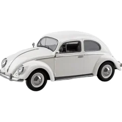 Aoshima RakuPla Snap Kit Volkswagen Beetle Pearl White No.20-PW Model Kit JAPAN OFFICIAL