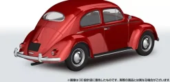 Aoshima Figure*RakuPla Snap Kit Volkswagen Beetle Ruby Red No.20-RR Model Kit JAPAN