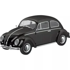 Aoshima RakuPla Snap Kit Volkswagen Beetle Black No.20-BK Model Kit JAPAN OFFICIAL