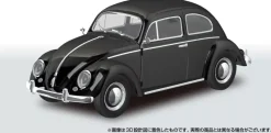 Aoshima RakuPla Snap Kit Volkswagen Beetle Black No.20-BK Model Kit JAPAN OFFICIAL