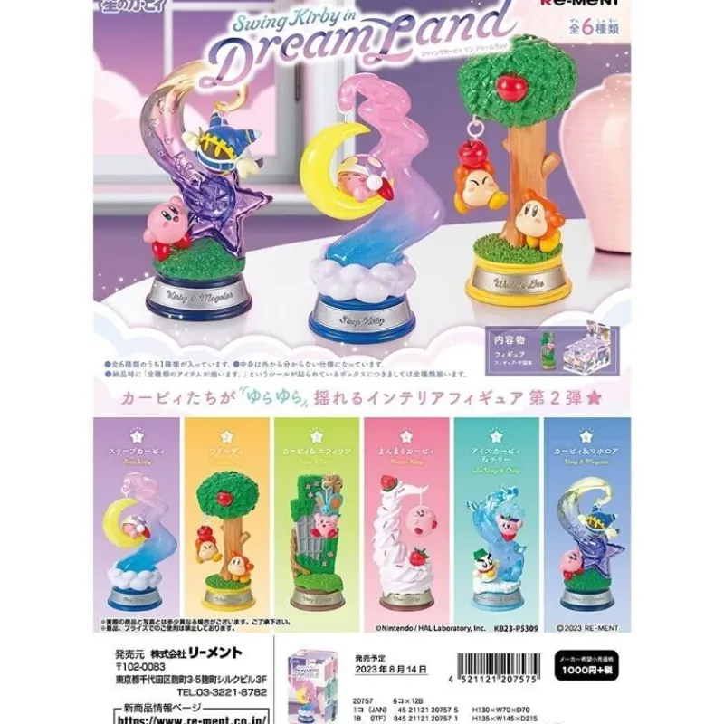 RE-MENT Kirby Swing Kirby in Dream Land All 6 Types Set Figure JAPAN OFFICIAL