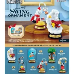 RE-MENT Figure*Peanuts Snoopy Swing Ornament Full Set of 6 Figure JAPAN OFFICIAL
