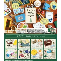 RE-MENT Figure*Petit sample Pencil Cafe 1BOX 8 Pack Full Set Figure JAPAN OFFICIAL
