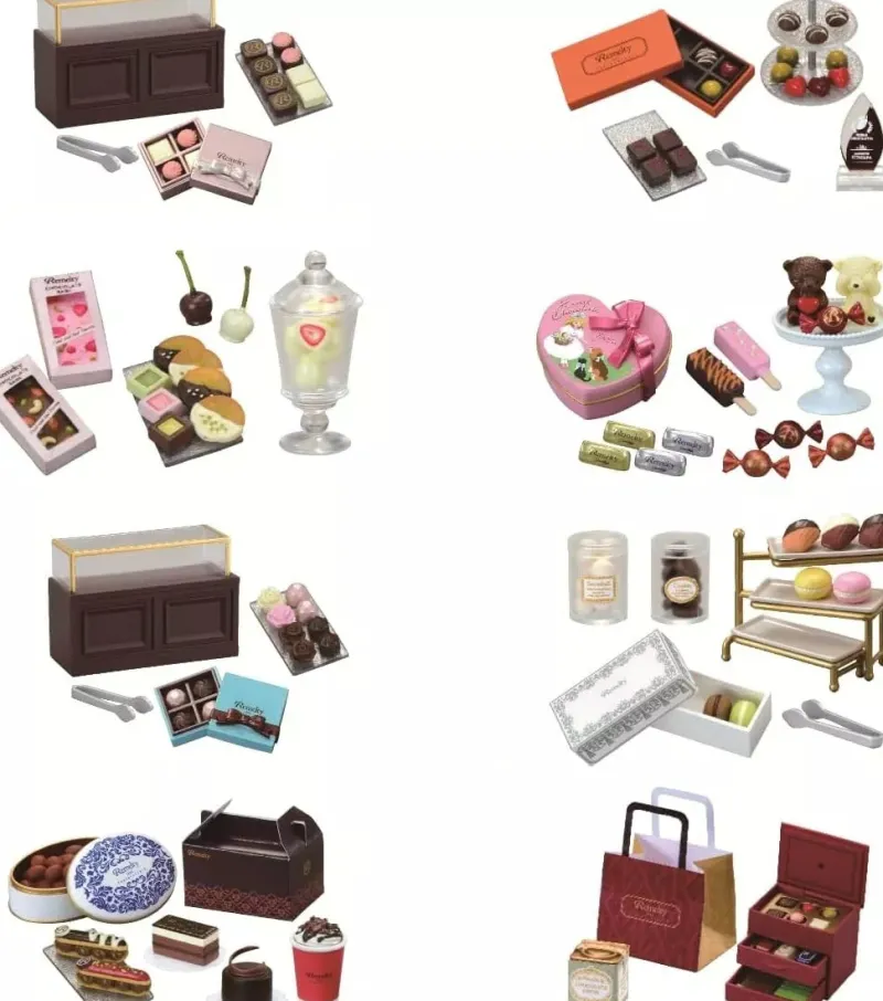 RE-MENT Figure*Petit Sample petit chocolaterie All 8 set Figure JAPAN OFFICIAL