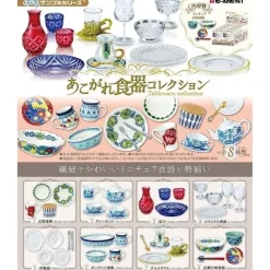 RE-MENT Petit Sample Series Dream Tableware Collection Full Set of 8 Figure