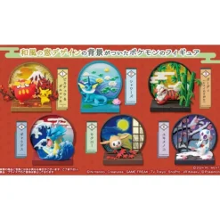 Re-Ment Figure|Pokemon*Pokemon Japanese Style Window Complete Set BOX Figure JAPAN OFFICIAL