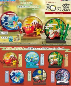Re-Ment Figure|Pokemon*Pokemon Japanese Style Window Complete Set BOX Figure JAPAN OFFICIAL