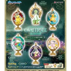 RE-MENT Figure*Pokemon OVALTIQUE COLLECTION All 6 type Set Figure JAPAN
