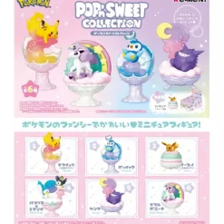 Re-Ment Figure|Pokemon*Pokemon Pop’n Sweet Collection Set of 6 Figure JAPAN OFFICIAL