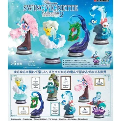 Re-Ment Pokemon*Pokemon SWING VIGNETTE Collection2 All 6 SET BOX JAPAN ZA-338