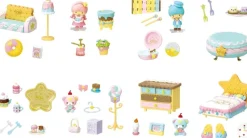 Re-Ment Sanrio Little Twin Stars Pastel Sweets Room Full Set 8 BOX Figure JAPAN