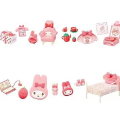 RE-MENT Sanrio My Melody and Strawberry Room Full Set 8 BOX Figure JAPAN