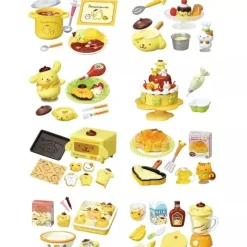 Re-Ment Figure*Sanrio Pompompurin I love cooking! Complete Set of 8 BOX Figure JAPAN
