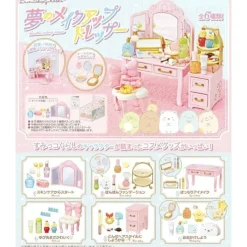 Re-Ment Sumikko Gurashi Dream Makeup Dresser Full Set 6 BOX Figure JAPAN