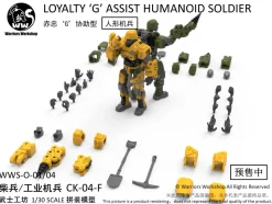 WARRIORS WORKSHOP Remnant Doom WWS-O-01/04 Match Soldier/Industrial Soldiers Yellow 1/30 Model Kit