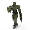 WARRIORS WORKSHOP Remnant Doom WWS-O-01/04 Match Soldier/Industrial Soldiers Green 1/30 Model Kit