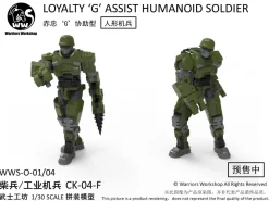 WARRIORS WORKSHOP Remnant Doom WWS-O-01/04 Match Soldier/Industrial Soldiers Green 1/30 Model Kit