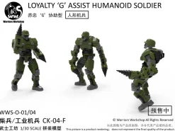 WARRIORS WORKSHOP Remnant Doom WWS-O-01/04 Match Soldier/Industrial Soldiers Green 1/30 Model Kit