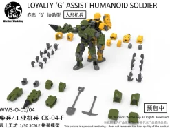 WARRIORS WORKSHOP Remnant Doom WWS-O-01/04 Match Soldier/Industrial Soldiers Green 1/30 Model Kit