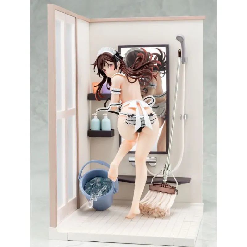Hakoiri Musume Rent-A-Girlfriend Mizuhara Chizuru Maid Bikini de Cleanup 1/6 Figure JAPAN