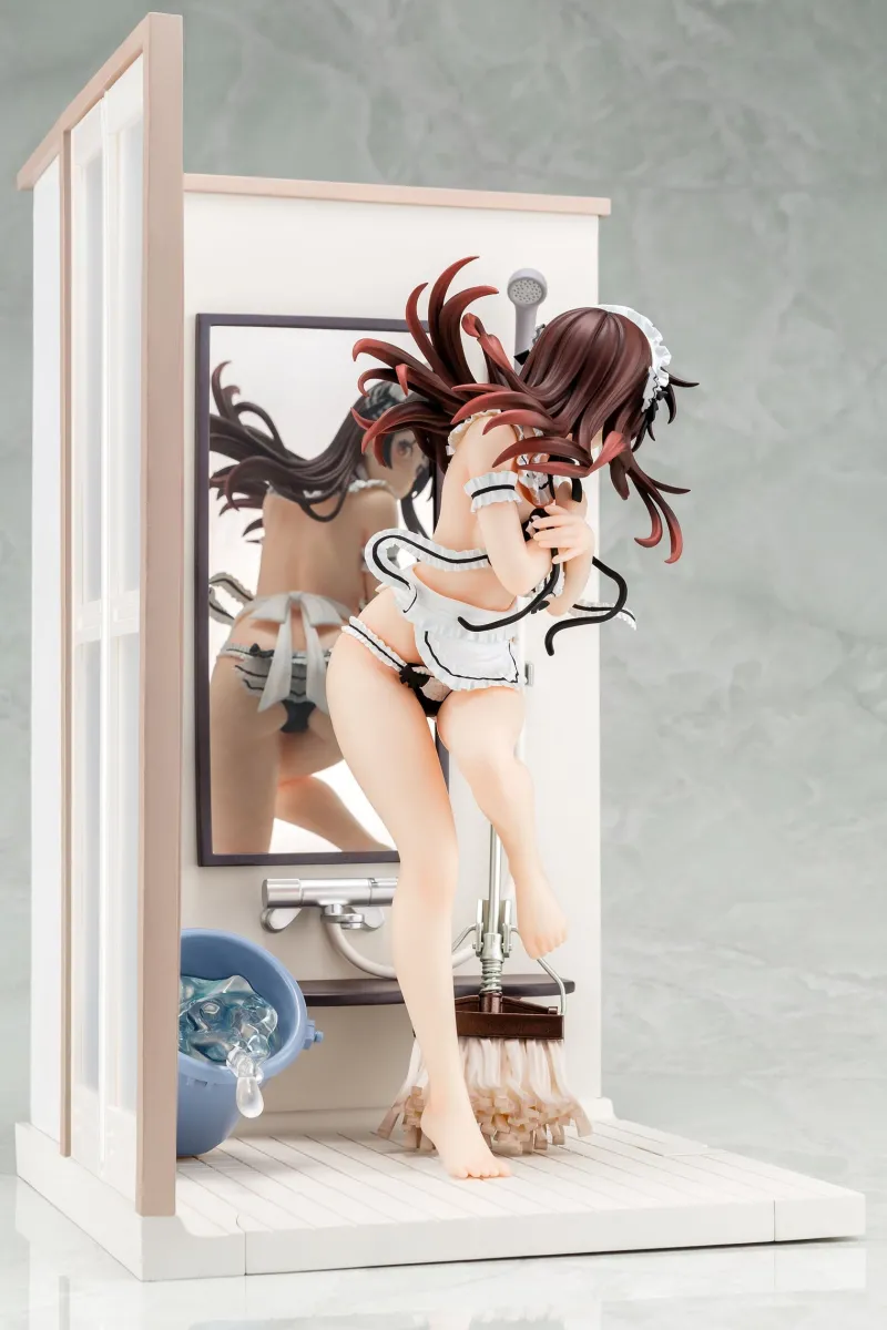 Hakoiri Musume Rent-A-Girlfriend Mizuhara Chizuru Maid Bikini de Cleanup 1/6 Figure JAPAN