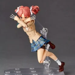 Kaiyodo Figure*Revoltech Amazing Yamaguchi Toaru Kagaku no Railgun Kuroko Shirai Action Figure