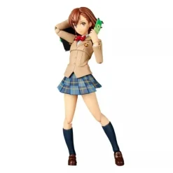 Kaiyodo Figure*Revoltech Toaru Kagaku no Railgun Mikoto Misaka Winter Uni Ver. Action Figure