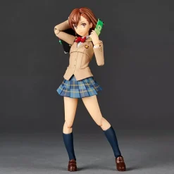 Kaiyodo Figure*Revoltech Toaru Kagaku no Railgun Mikoto Misaka Winter Uni Ver. Action Figure