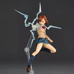 Kaiyodo Figure*Revoltech Toaru Kagaku no Railgun Mikoto Misaka Winter Uni Ver. Action Figure