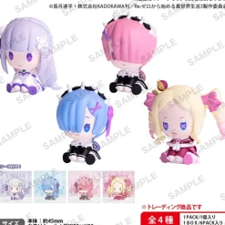 Bushiroad Creative Figure*Re:Zero Starting Life in Another World Petatto Nejimaki Mascot 6 Pack BOX Figure