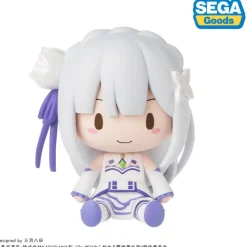 SEGA Figure*Re:Zero Starting Life in Another World Fuwapuchi Emilia Figure JAPAN OFFICIAL