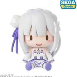 SEGA Figure*Re:Zero Starting Life in Another World Fuwapuchi Emilia Figure JAPAN OFFICIAL