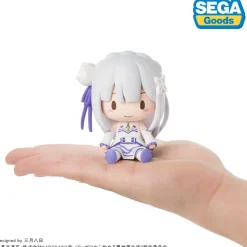SEGA Figure*Re:Zero Starting Life in Another World Fuwapuchi Emilia Figure JAPAN OFFICIAL