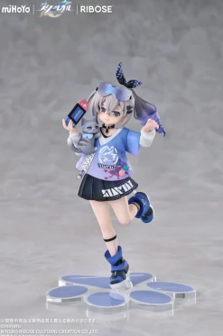 RIBOSE RISE UP+ Honkai Star Rail Chibi Cat Series Figure Silver Wolf Ver. Figure JAPAN