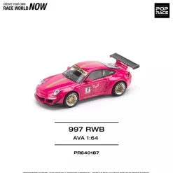 Pop Race RWB 997 AVA 1/64 Miniature Car JAPAN OFFICIAL