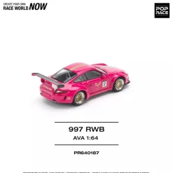 Pop Race RWB 997 AVA 1/64 Miniature Car JAPAN OFFICIAL