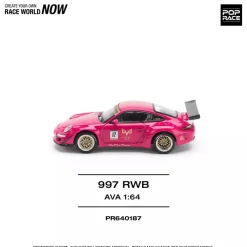 Pop Race RWB 997 AVA 1/64 Miniature Car JAPAN OFFICIAL